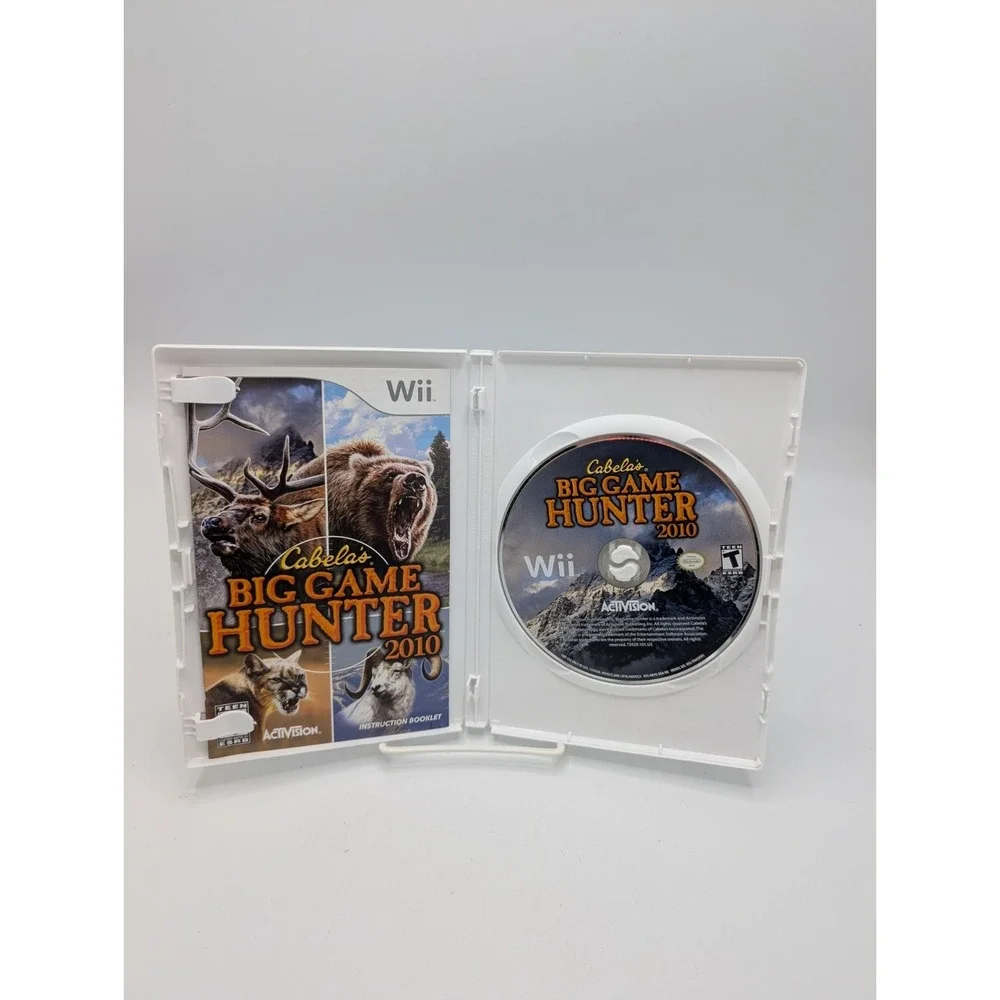Cabela's‎ Big Game Hunter 2010 Game Only For Wii And Wii U Shooter Very Good